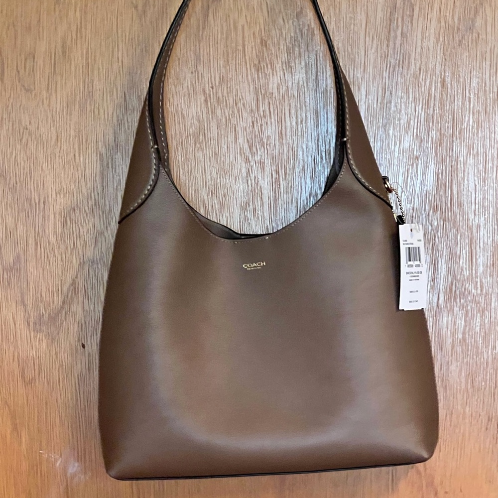 Coach Brooklyn 28 Dark Stone, NWT